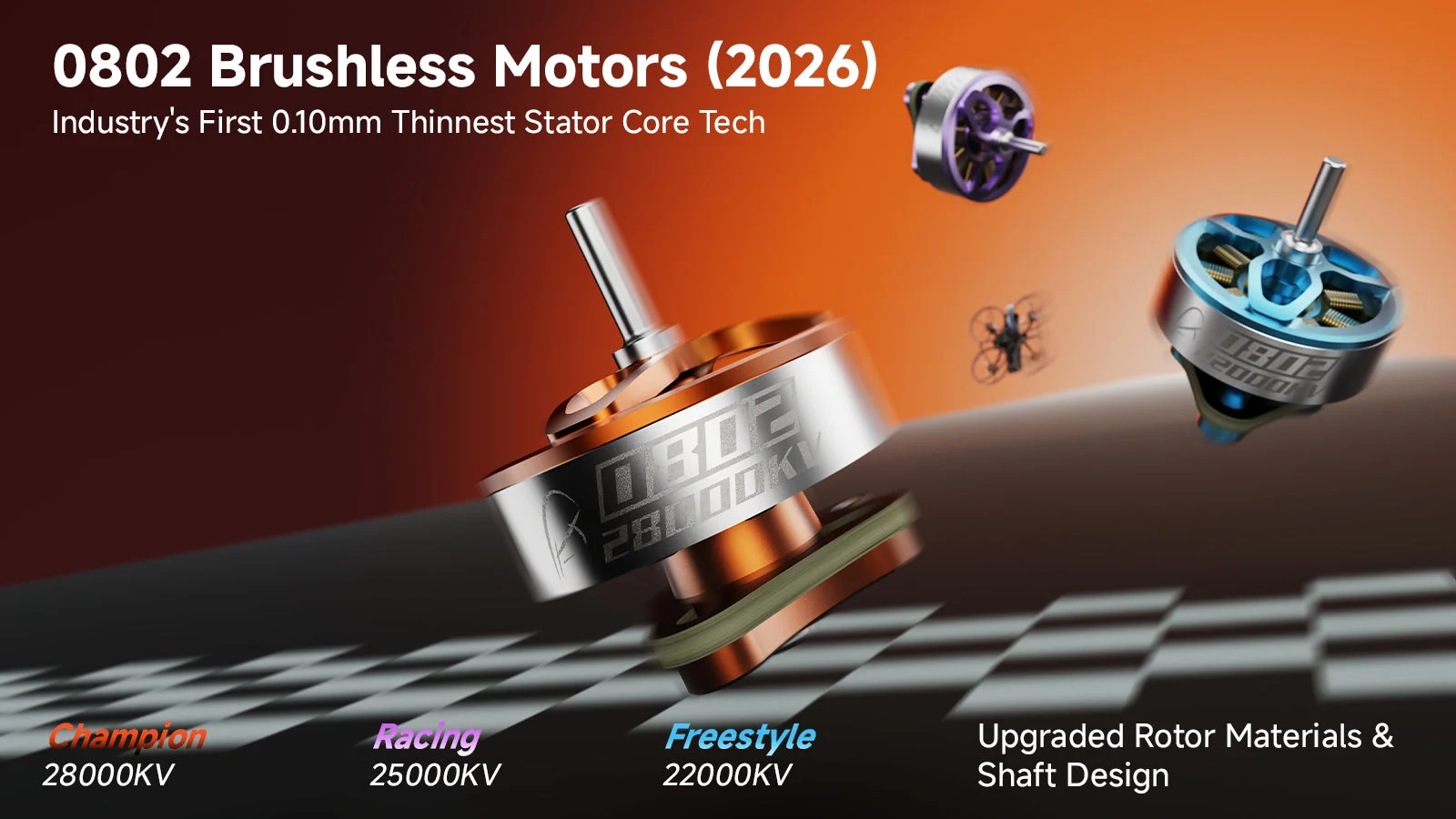0802 Brushless Motors (2026)