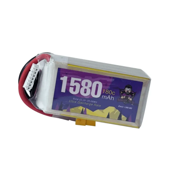 Danger-Crew-Lipo-Battery-FPV-Series-1580mAh-6s-180C-With-XT60-Plug02 Danger Crew Lipo Battery FPV Series 1580mAh 6s 180C With XT60 Plug