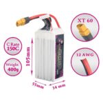 Danger Crew Lipo Battery FPV Series 2400mAh 6s 150C With XT60 Plug