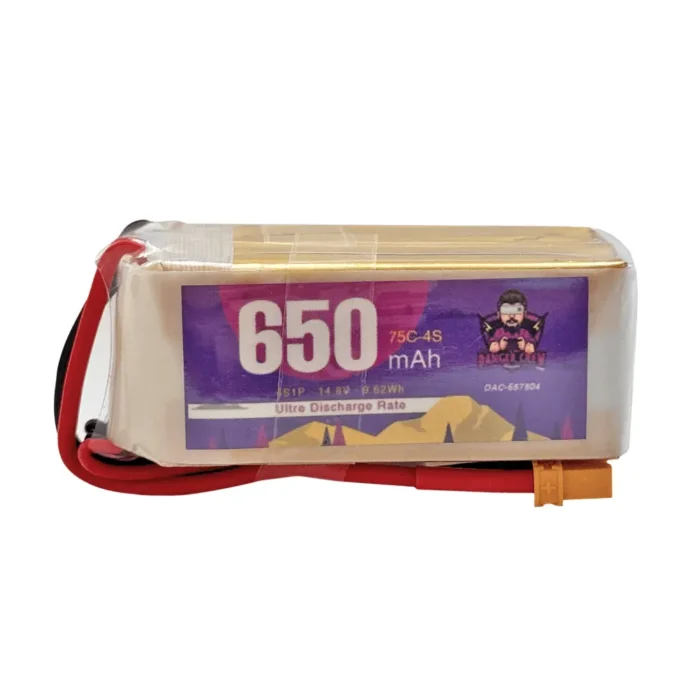 Danger-Crew-Lipo-Battery-FPV-Series-650mAh-4s-75C-V2-With-XT30-Plug01 Danger Crew Lipo Battery FPV Series 650mAh 4s 75C V2 With XT30 Plug
