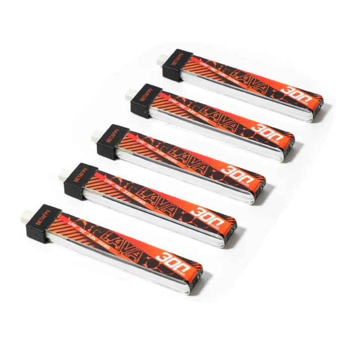 BetaFPV-LAVA-1S-300mAh-75C-Battery-(5PCS)-02 BetaFPV LAVA 1S 300mAh 75C Battery (5PCS)