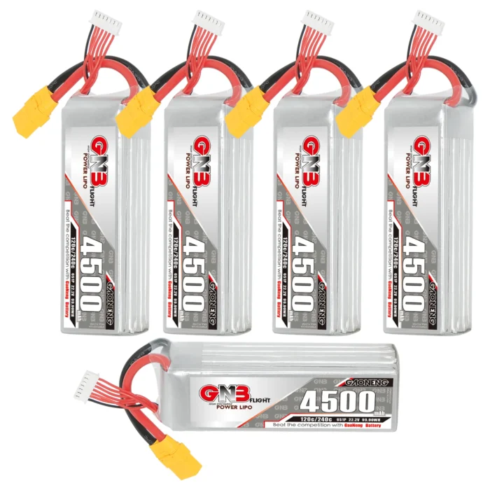 GAONENG GNB 6S 4500mAh 120C LiPo Battery XT90 - view 10