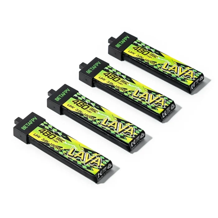 BETAFPV LAVA Series 1S Battery II | 480mAh 95C (4PCS) 7