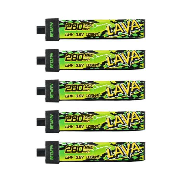 BETAFPV LAVA Series 1S Battery II | 480mAh 95C (4PCS) BETAFPV LAVA Series 1S Battery II | 480mAh 95C (4PCS)
