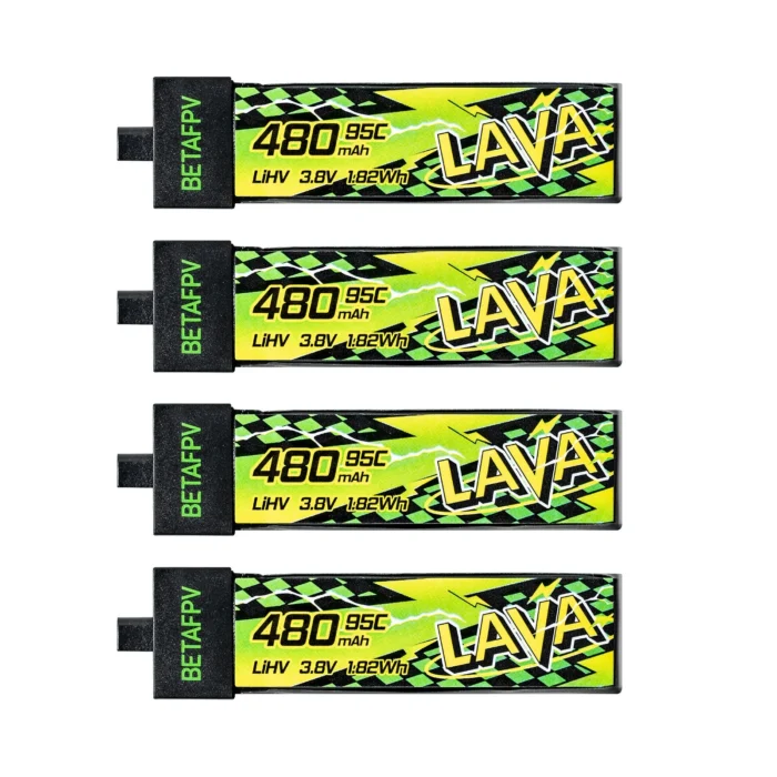 BETAFPV LAVA Series 1S Battery II | 680mAh 95C (4PCS) 6