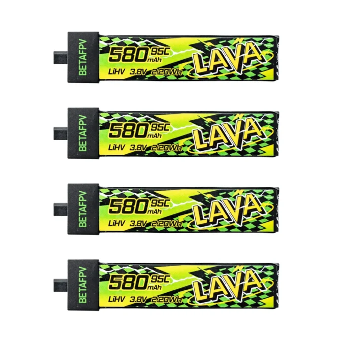 BETAFPV LAVA Series 1S Battery II | 680mAh 95C (4PCS) 9