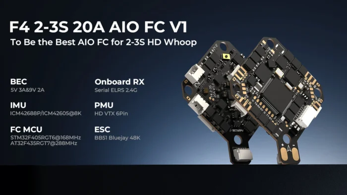 BETAFPV Pavo20 Pro II Brushless Whoop Quadcopter | 4S O4 Pro ELRS 2.4G 12