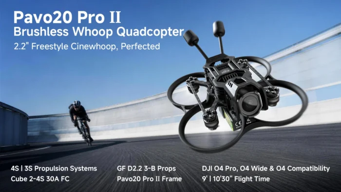 BETAFPV Pavo20 Pro II Brushless Whoop Quadcopter | 4S O4 Pro ELRS 2.4G 7