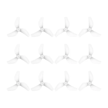 Gemfan 1409 (35mm) 3-Blade Propellers 1.0mm Shaft | White (4PCS) 1