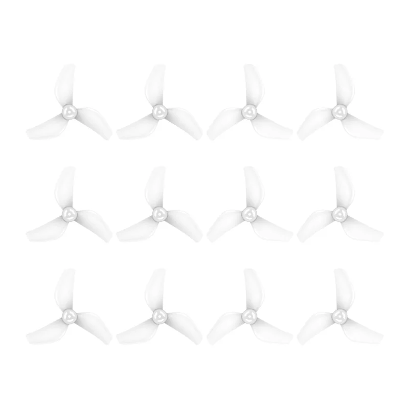 Gemfan 1409 (35mm) 3-Blade Propellers 1.0mm Shaft | White (4PCS) 1