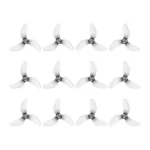 Gemfan 1409 (35mm) 3-Blade Propellers 1.0mm Shaft | White (4PCS) 3