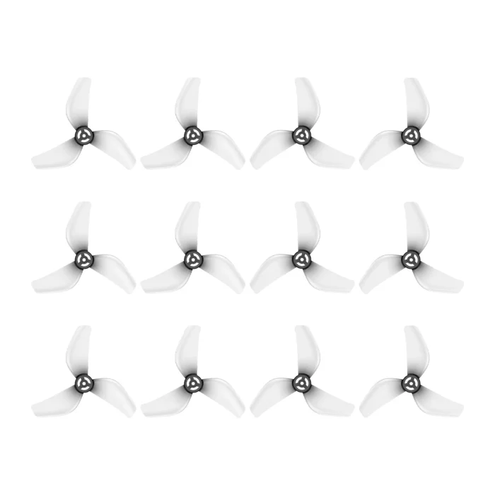 Gemfan 1409 (35mm) 3-Blade Propellers 1.0mm Shaft | White (4PCS) 3
