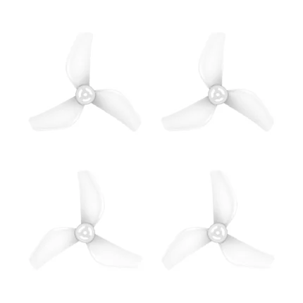 Gemfan 1409 (35mm) 3-Blade Propellers 1.0mm Shaft | White (4PCS)