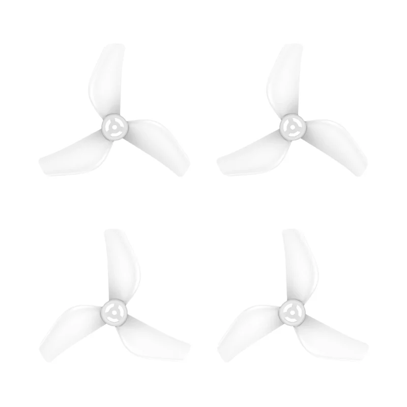 Gemfan 1409 (35mm) 3-Blade Propellers 1.0mm Shaft | White (4PCS)