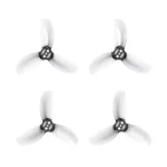 Gemfan D2.2 3-Blade Propellers 1.5mm Shaft | Transparent Gray (4PCS)