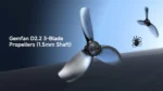 Gemfan D2.2 3-Blade Propellers 1.5mm Shaft | Transparent Gray (4PCS) 3