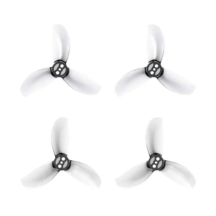 Gemfan D2.2 3-Blade Propellers 1.5mm Shaft | Transparent Gray (4PCS)